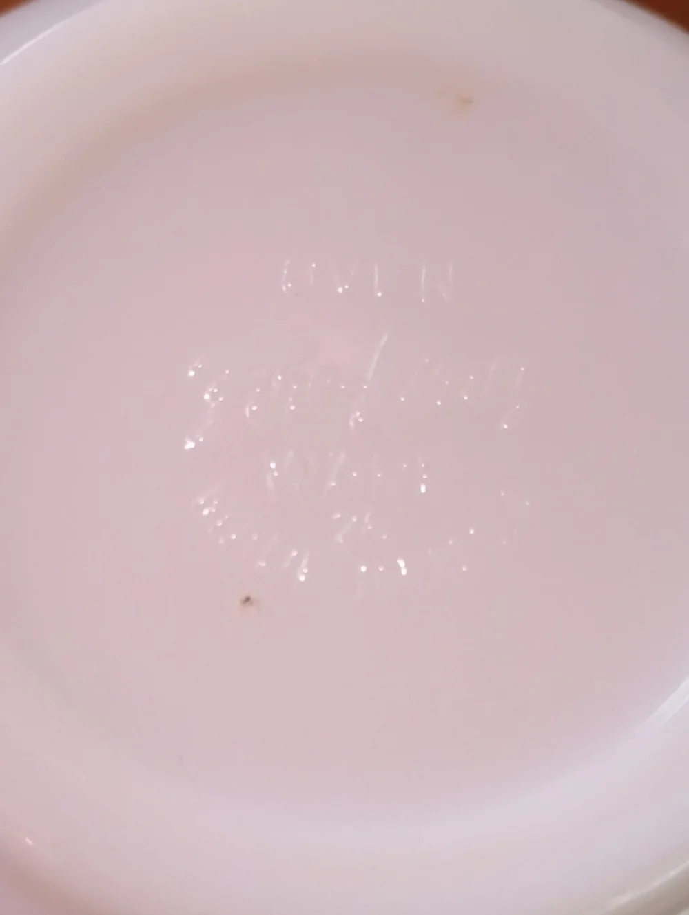 FireKing Milk Glass Bowls In Peach Blossom
